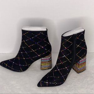 Betsy Johnson Kassie Beaded Dress Boots